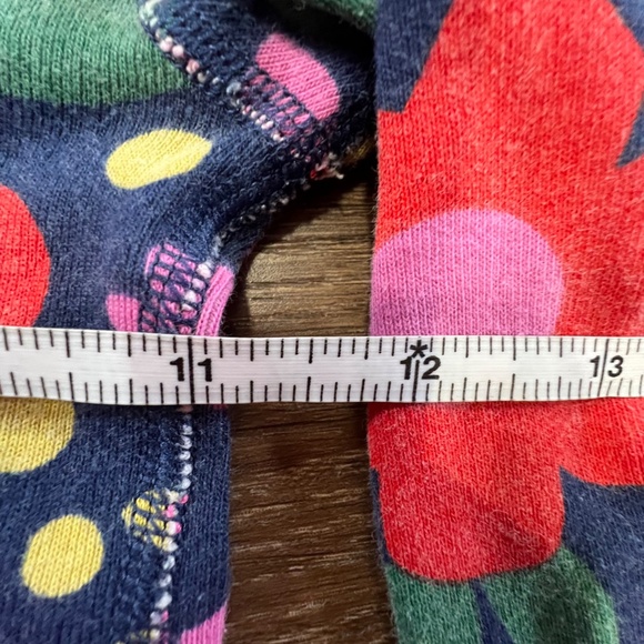 Hanna Andersson Girls Long John Hanna Jams, Floral, Size 5, Organic Cotton - Picture 6 of 12